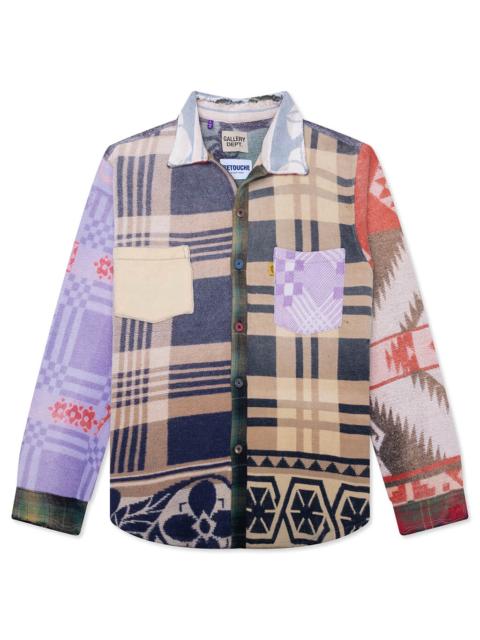 GALLERY DEPT. MARLEY RETOUCHE SHIRT - MULTI PLAID