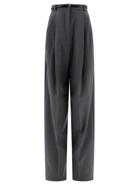 Other Designers Max Mara Sportmax Oversized Stretch Wool Trousers