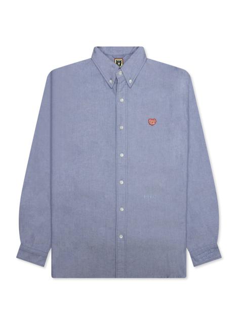 Human Made OXFORD BD SHIRT - BLUE