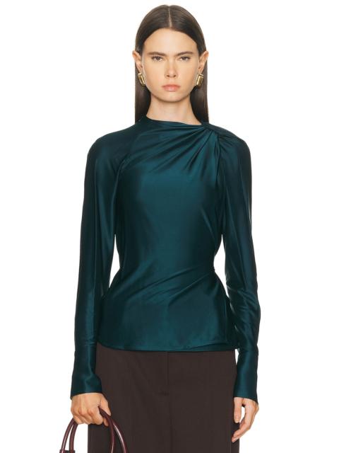 Victoria Beckham Twist Detail Blouse