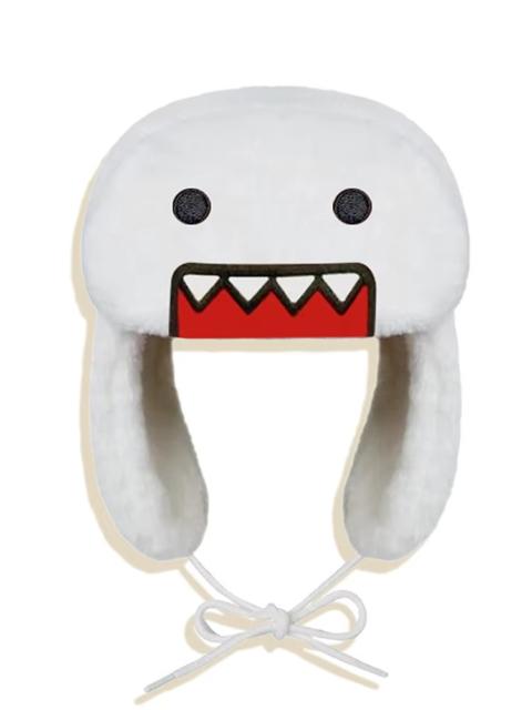 Other Designers Japanese Cartoon Anime Domo Kun Ushanka White Hat Cute Y2K Warm Winter Hat
