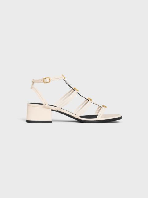CELINE CELINE CLEMENCE MULTI TRIOMPHE SANDAL in LAMBSKIN