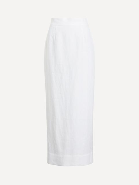 POSSE Emma Linen Pencil Skirt