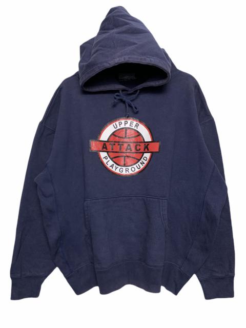 Other Designers Upper Playground - Upper Playground Attack Logo Oversized Pullover Hoodies