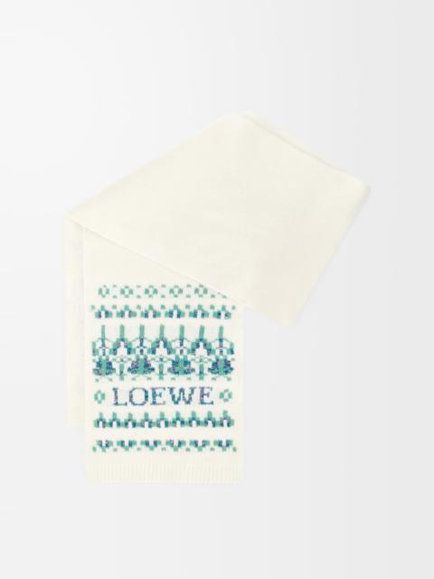 Loewe Scarf in wool blend