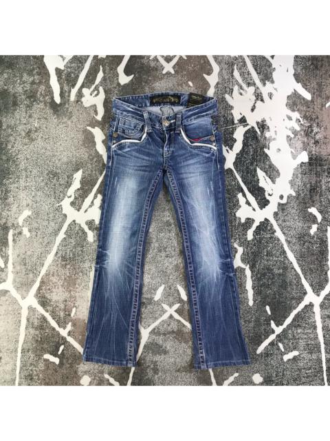 Other Designers Japanese Brand - Red Pepper Faded Blue Flare Jeans KJ1976