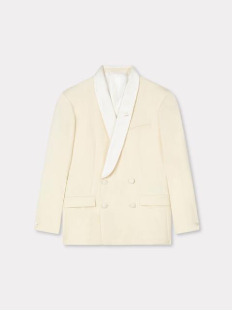 KENZO Shawl lapel double breasted jacket in virgin wool