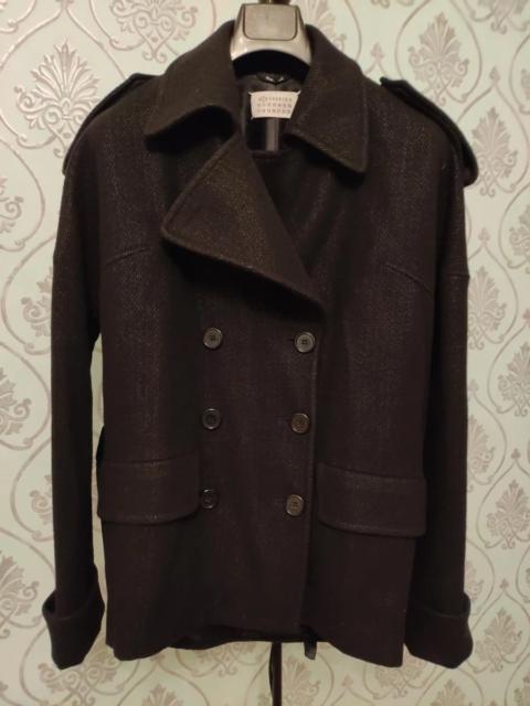 Maison Margiela UNIQUE ! 1 Double breasted oversized black coat