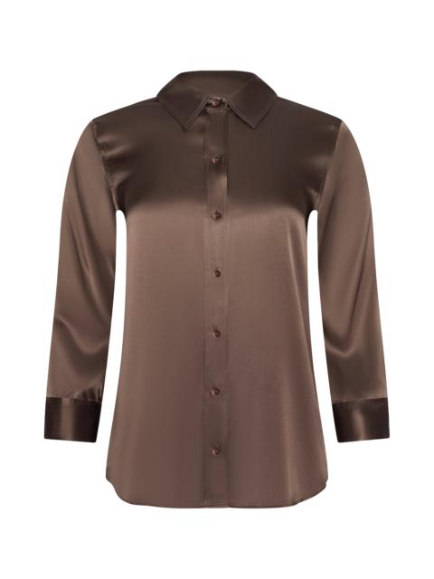 L'AGENCE Dani Silk Blouse