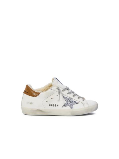 Golden Goose GOLDEN GOOSE Super-Star Women's White/Beige Shearling Sneake