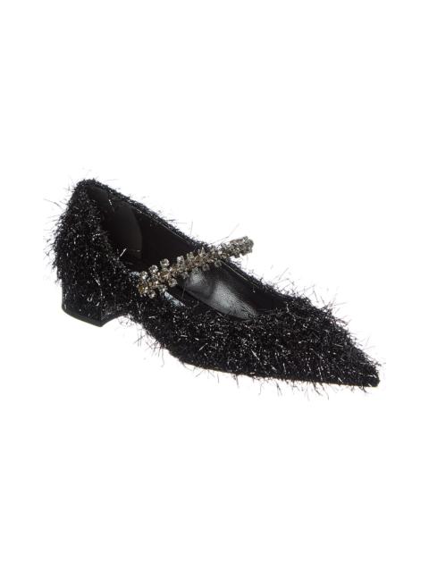 JIMMY CHOO Jimmy Choo Bing Tinsel Flat