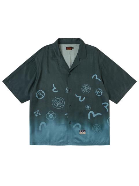 EVISU Dip-Dye Monogram Shirt