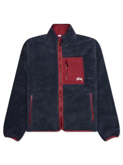 SHERPA REVERSIBLE JACKET - SMOKE