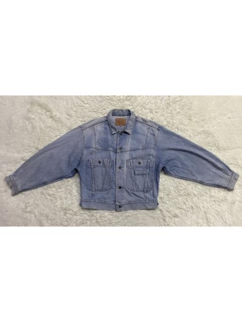 Other Designers Vintage Lucky Distressed Type 2 Trucker Jacket Made in Japan