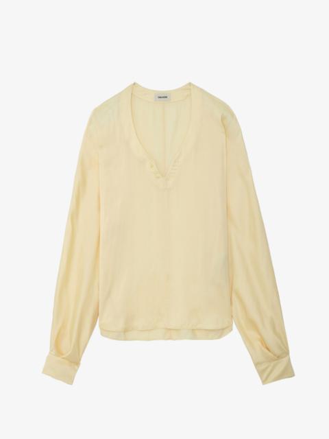 Zadig & Voltaire Tonastir Satin Blouse