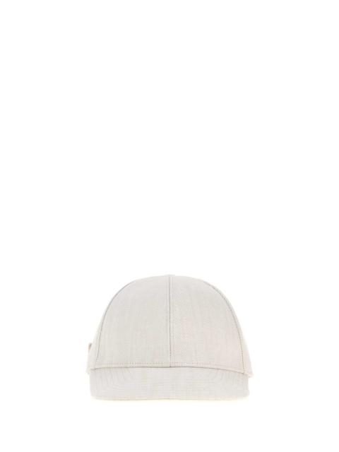 Prada Prada Men Chalk Denim Baseball Cap