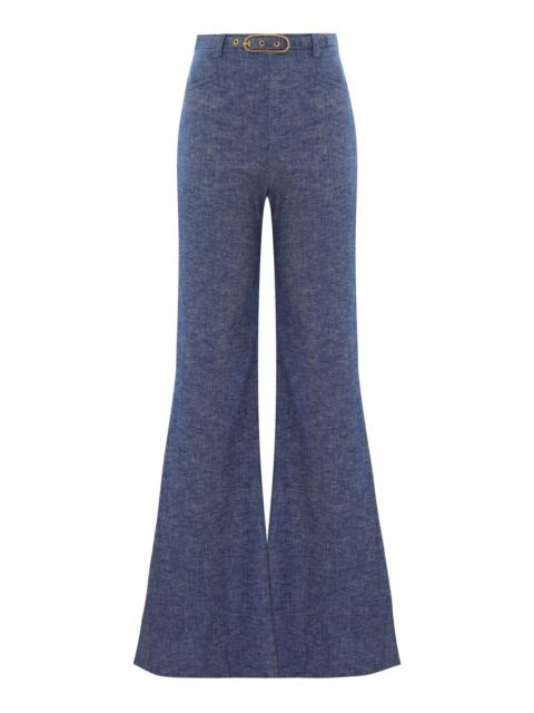 EDEN CHAMBRAY FLARE PANT