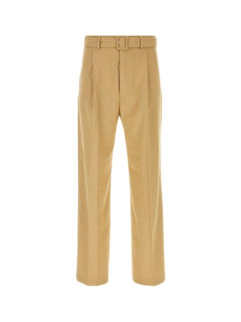 Dries Van Noten Camel viscose blend pant