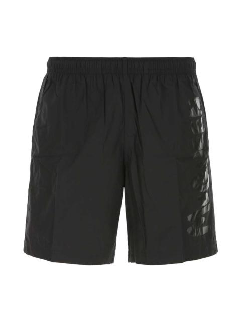 Alexander McQueen Black Nylon Swimming Shorts