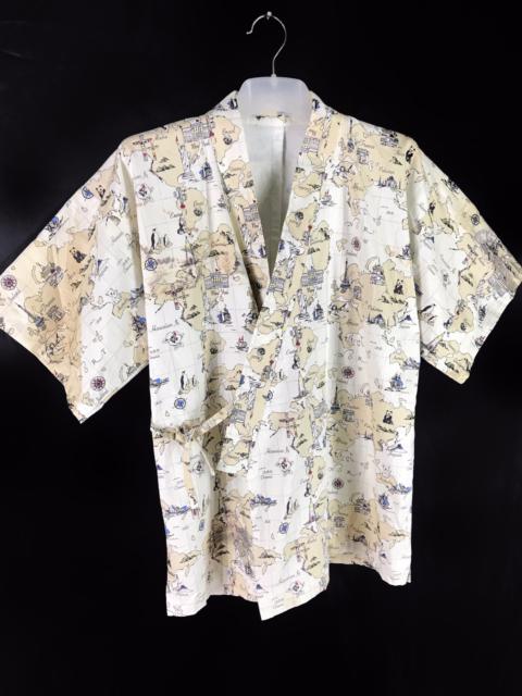Other Designers Kimono Japan Dragon - JAPANESE KIMONO MAP COUNTRY PRINTED NICE DESIGN
