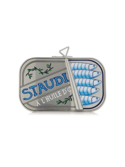 STAUD Staudines Tin Clutch blue