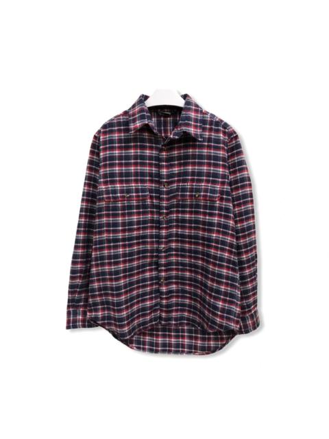 Other Designers Vintage - Vintage Advanture Plaid Tartan Flannel Shirt 👕
