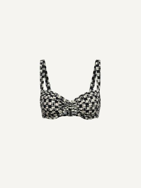 Cleobella BECKETT TOP | IVORY/BLACK