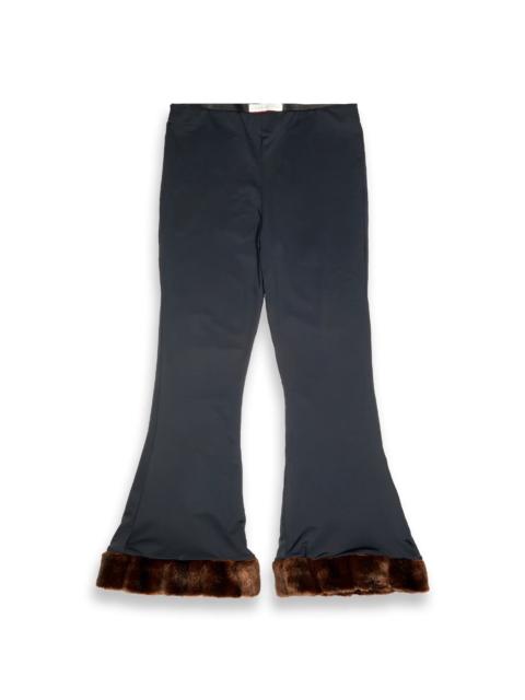 CONNER IVES Conner Ives Recycled Spandex And Faux Mink
Trouser Black