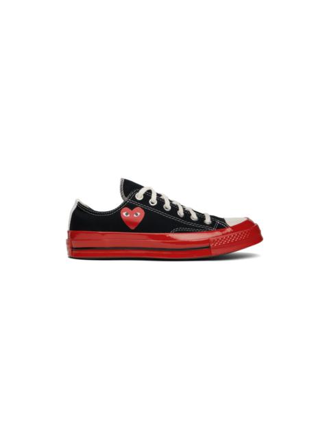 Comme Des Garçons Black & Red Converse Edition Chuck 70 Sneakers