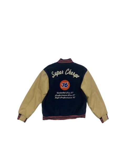Other Designers Other - VTG 76 Lubricants Wool Varsity Jacket