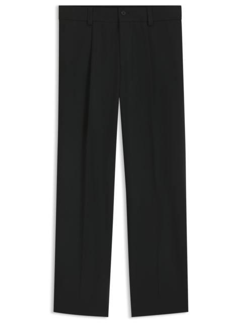 HUGO MODERN-FIT TROUSERS IN STRETCH TWILL WITH FRONT CREASE