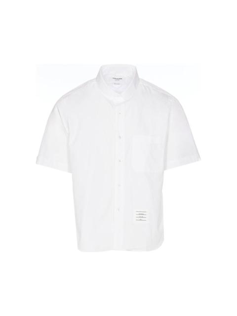 Thom Browne Poplin Round Hem Shirt