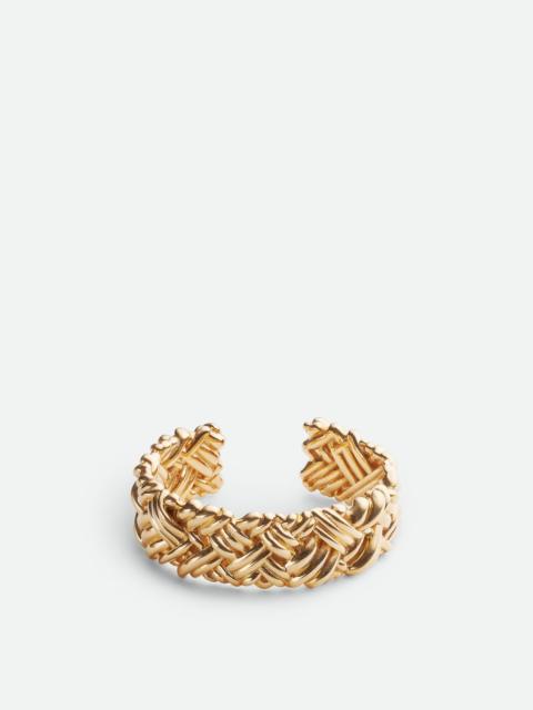 Bottega Veneta Intreccio Large Cuff Bracelet