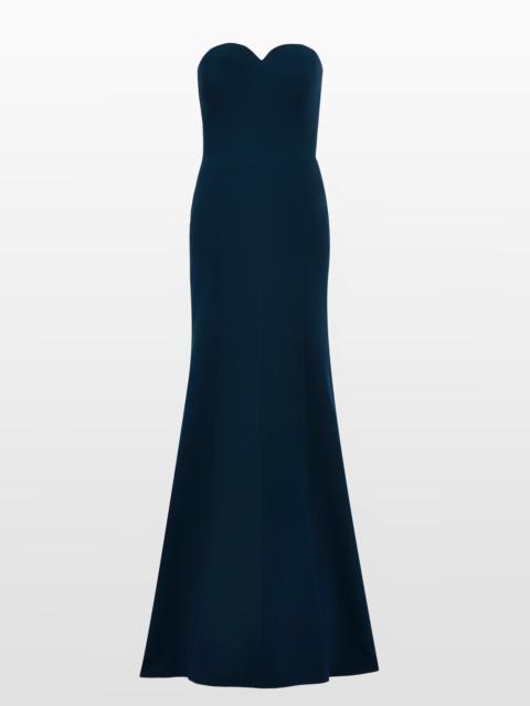 JENNY PACKHAM Jenny Packham Lust Strapless Maxi Dress in Blackthorne Blue at Nordstrom
