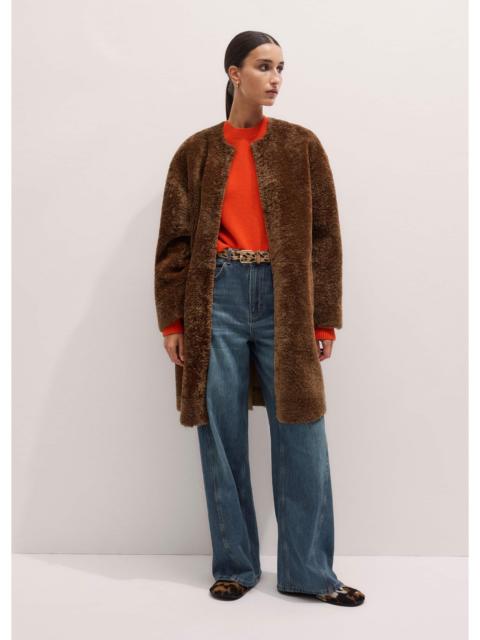 ME+EM Luxe Collarless Coat