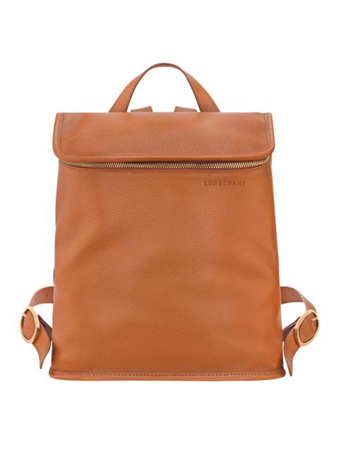 Longchamp Le Foulonné M Backpack Amber - Leather