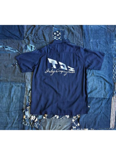 visvim visvim 20ss ict free edge shirt, indigo dyed cardigan, short-sleeved, exhibition limited edition.