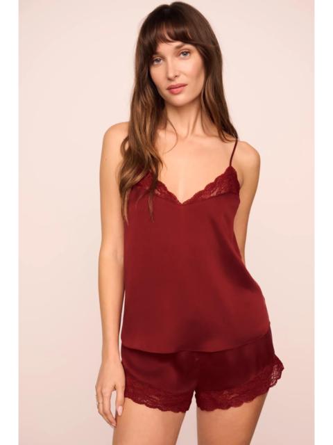 eberjey Eberjey x  Lily Aldridge - Washable Silk Lace Cami & Short Set