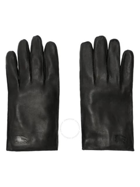 Burberry Burberry Equestrian Knight Logo Leather Gloves