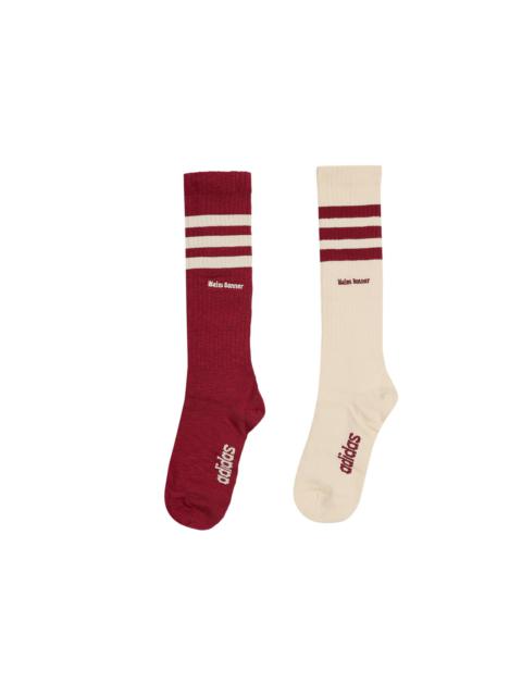 adidas adidas x Wales Bonner 3S Sock 'Wonder White/Collegiate Burgundy'