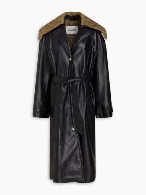 Nanushka Teddy fleece coat