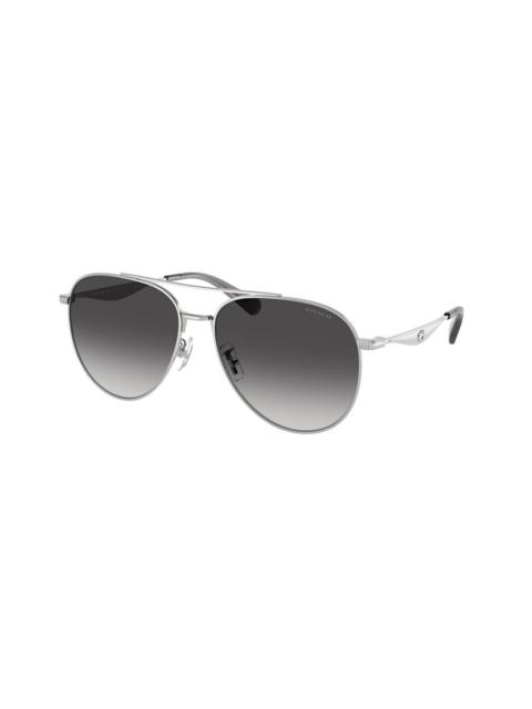 COACH Coach Grey Gradient Pilot Ladies Sunglasses HC7169 90013C 57
