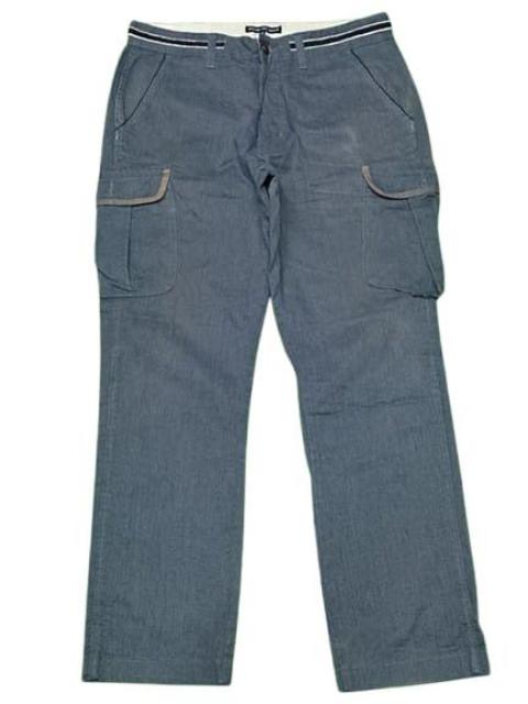 Other Designers Vintage - ANOTHER SIDE SQUARE CARGO PANTS BONDAGE