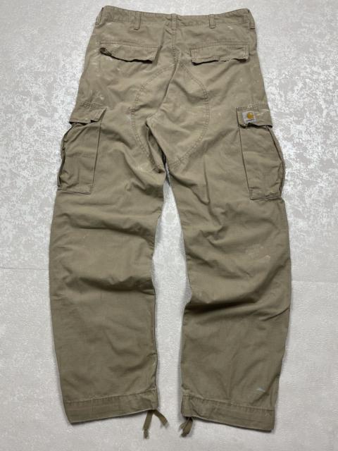 Carhartt Vintage Carhartt WIP Distressed Beige Aviation Cargo Pants