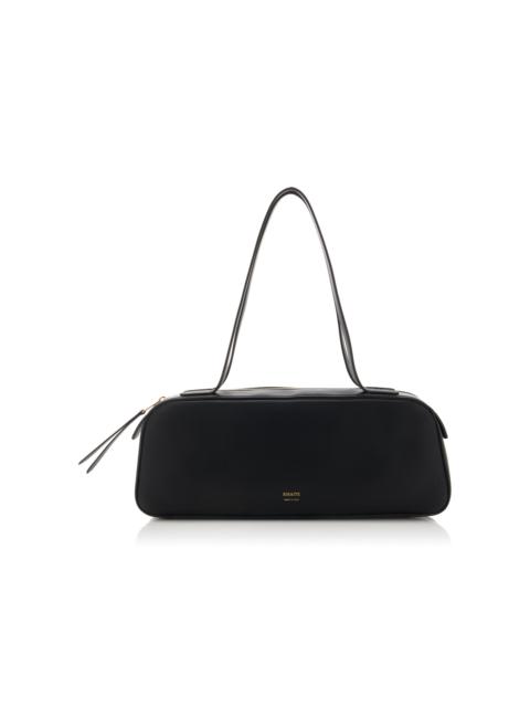 KHAITE Simona Leather Shoulder Bag black