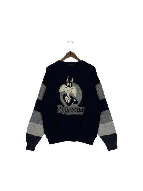 Other Designers Vintage Sylvester The Cat X Pia Sports Knit Sweater
