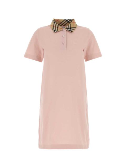 Burberry Burberry Women Pink Piquet Polo Dress