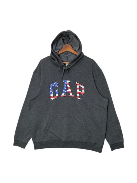 Other Designers GAP Hoodie Sweatshirt Big Logo USA Flag Jumper Size XL