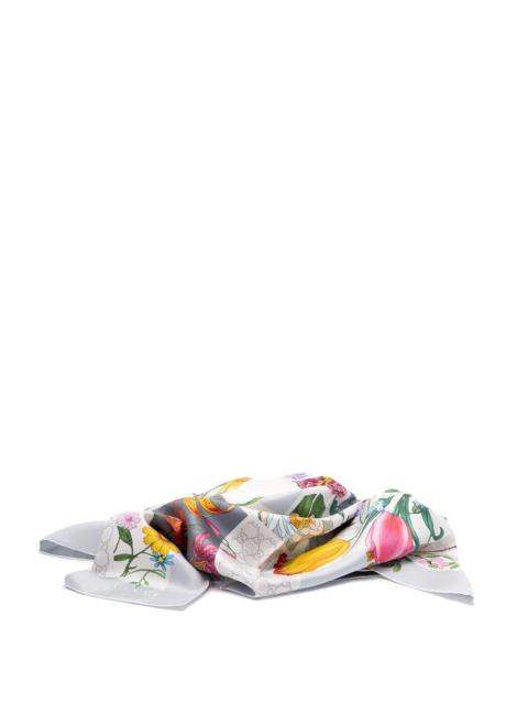 GUCCI Gucci Women `Mini Blocks Flora` Foulard