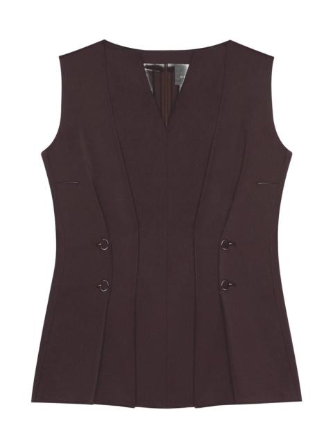 Givenchy Button V-Neck Top